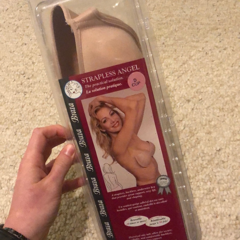 Sticky no back bra (D cup)